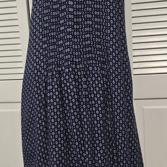 #571 Time And Tru Womens Spagetti Strap Dress Shift Size S Blue Summer Time - Picture 4 of 8
